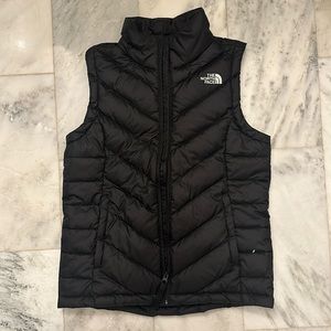 North Face black vest